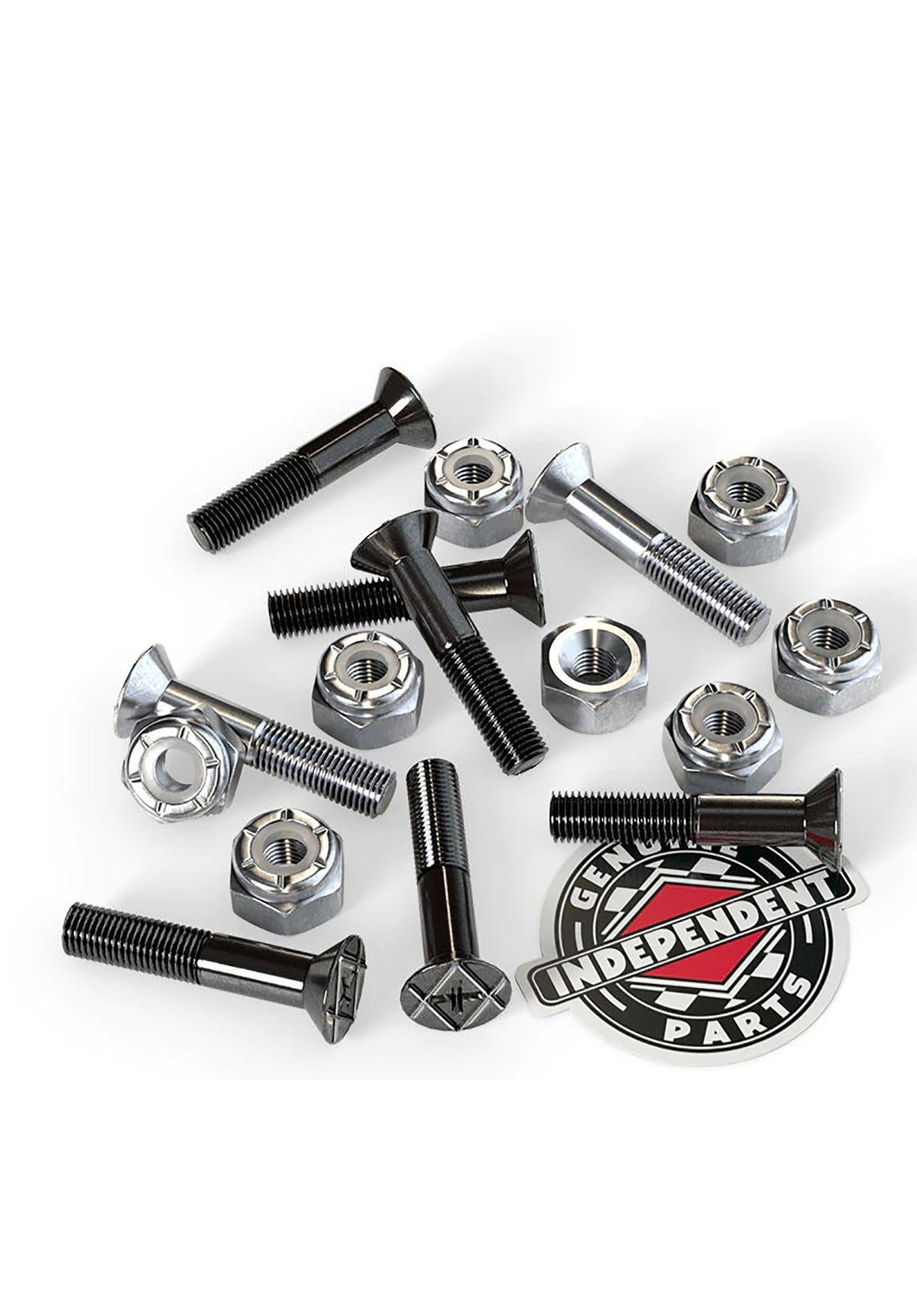 1" Kreuz 12er black-silver Closeup1