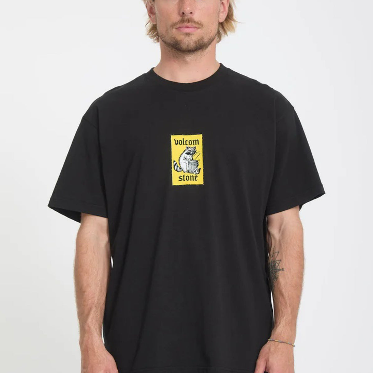 T-shirt Homme Volcom Stone - Taille M, Gris (très Bon état)