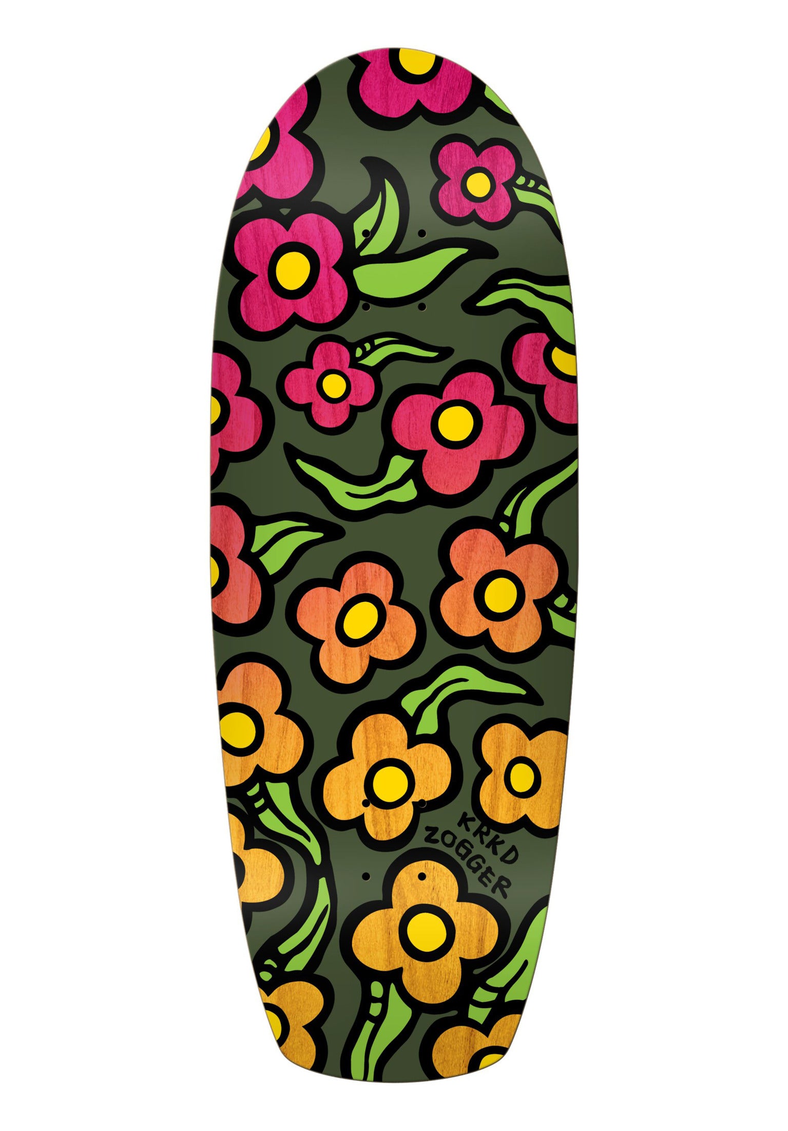 Team Zogger Wildstyle Flowers Krooked Deck in multicolored – TITUS