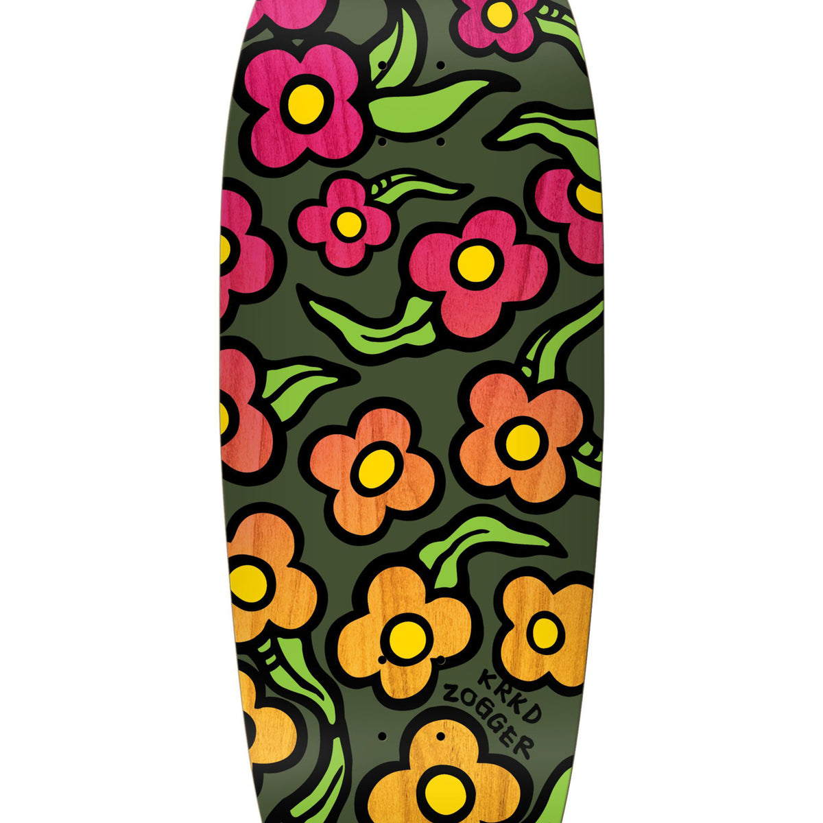 Team Zogger Wildstyle Flowers Krooked Deck in multicolored – TITUS