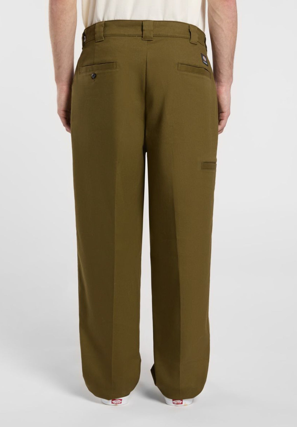 Mike Anderson Flex Twill darkolive Rueckenansicht