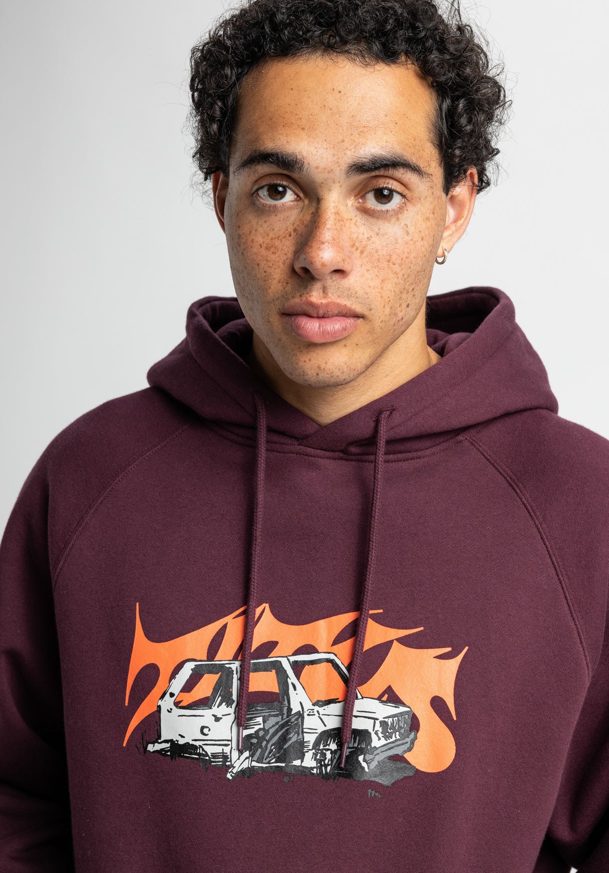 Wreck darkcherry Rueckenansicht