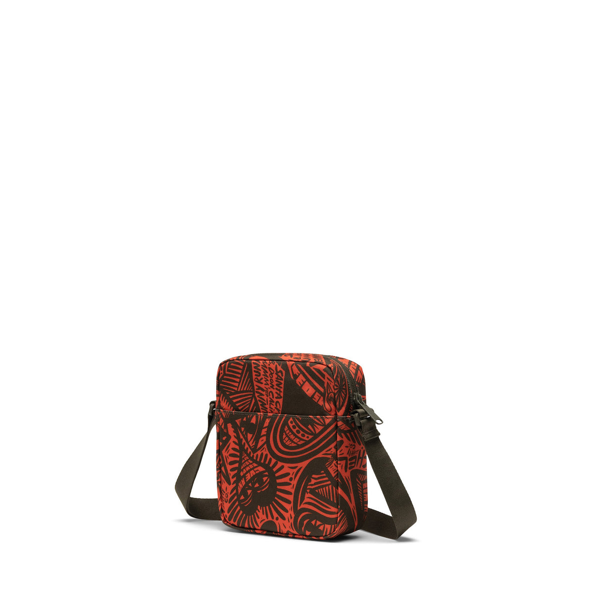 Thomas Campbell Heritage Crossbody TC forest night-saddle brown Rueckenansicht