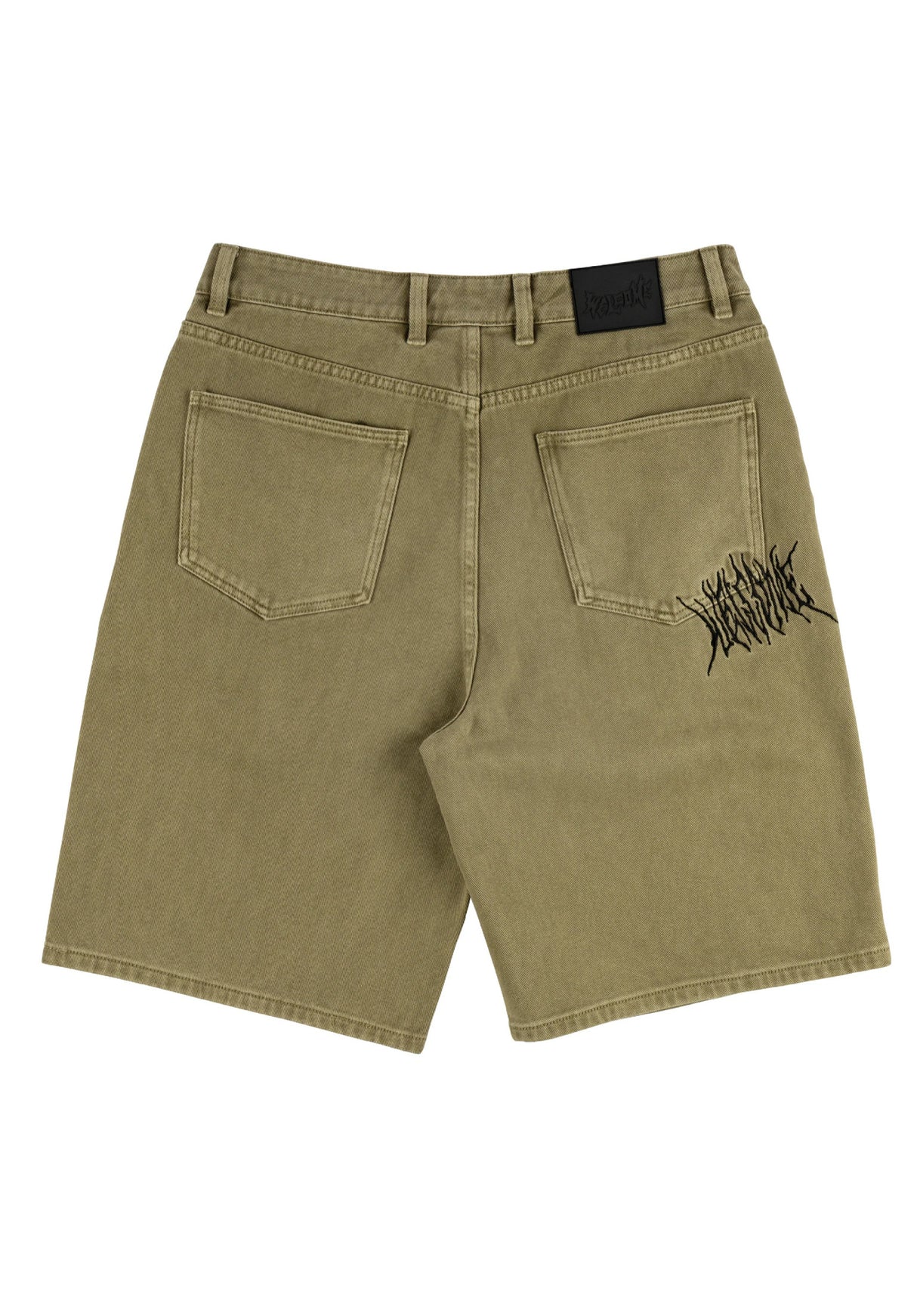 Chasm Baggy Denim Short cedar Rueckenansicht
