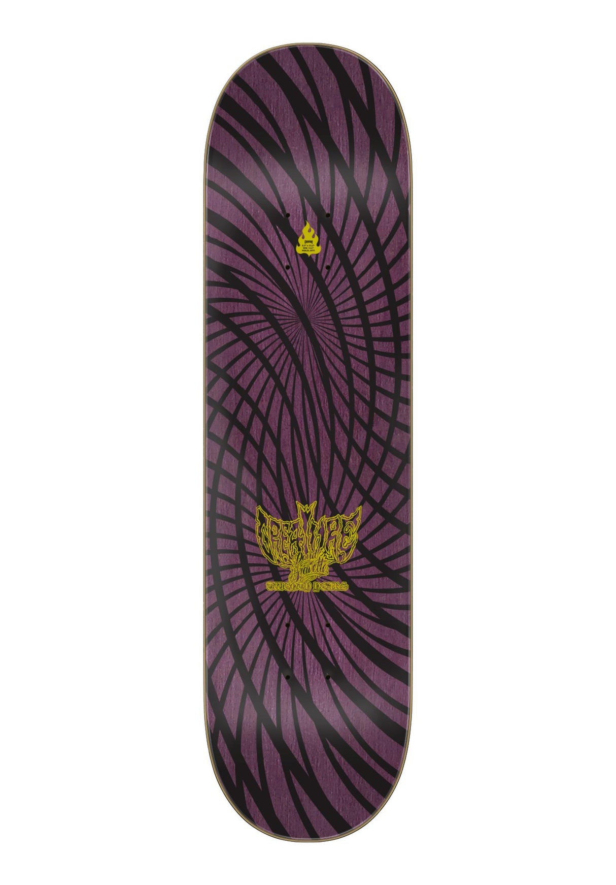 Gravette Hippie Skull Pro purple Rueckenansicht