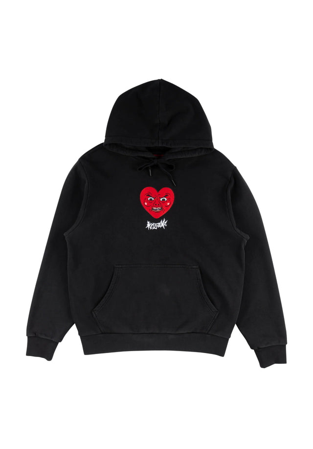 Ricardio Embroidered Pigment-Dyed black Vorderansicht