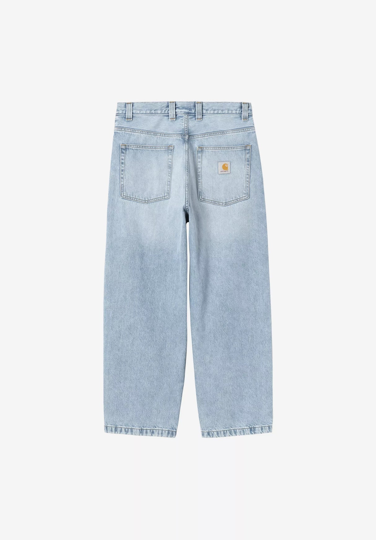 Brandon Pant blueheavywornbleached Rueckenansicht