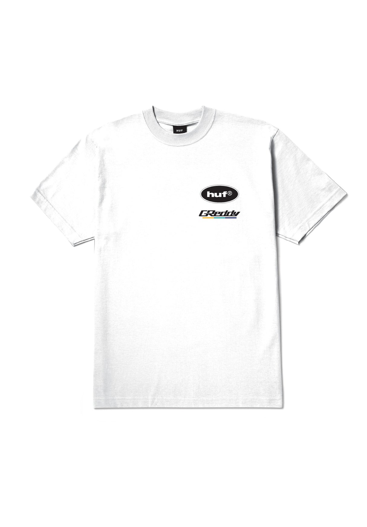 Greedy Showcase white Rueckenansicht