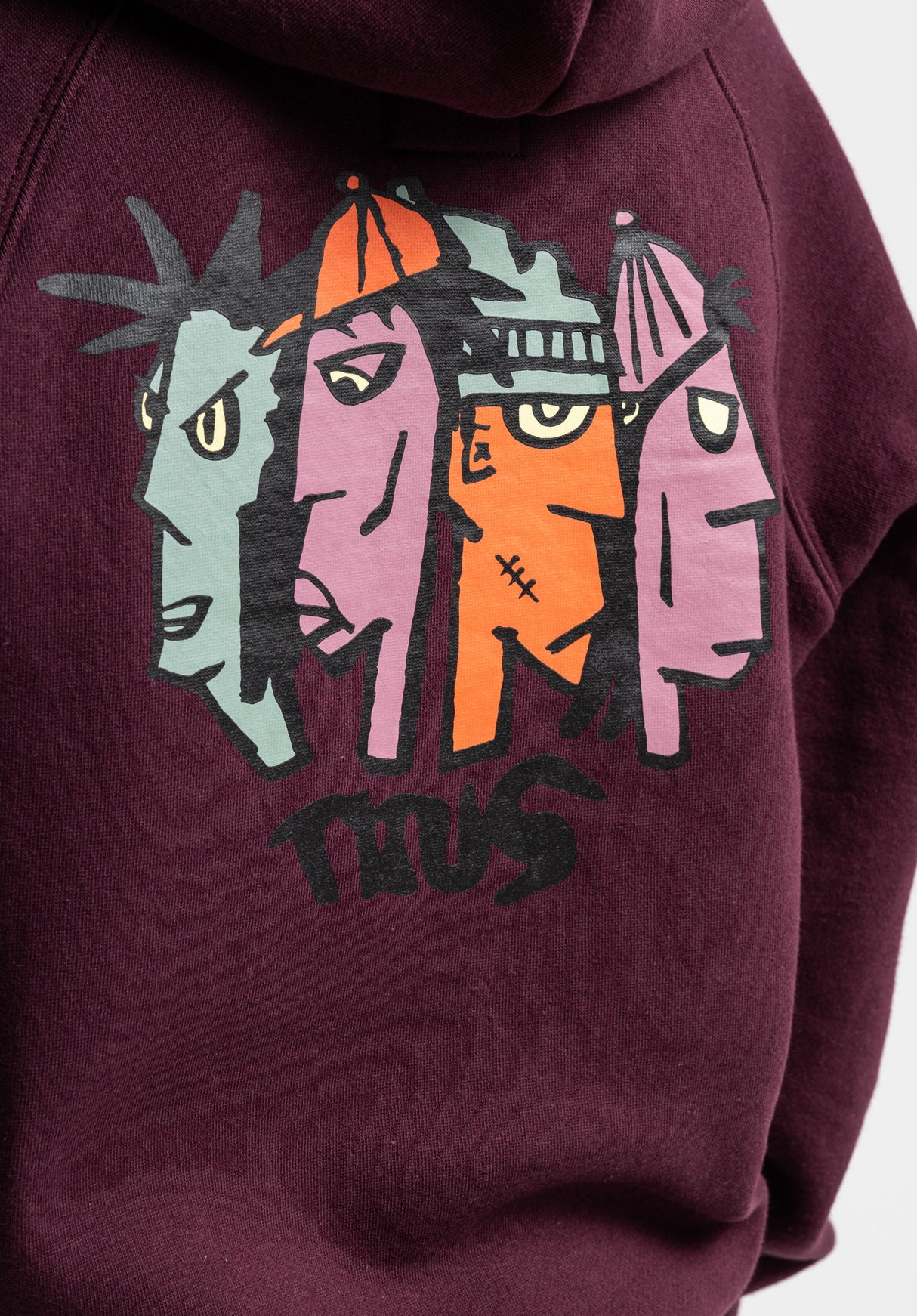 Crew Kids darkcherry Closeup1