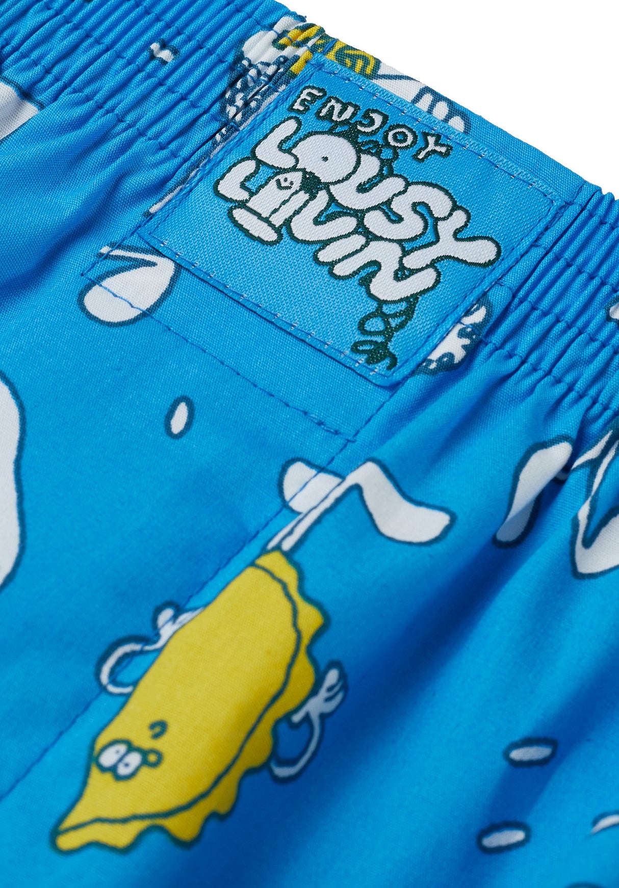 Lunchbox blue Rueckenansicht