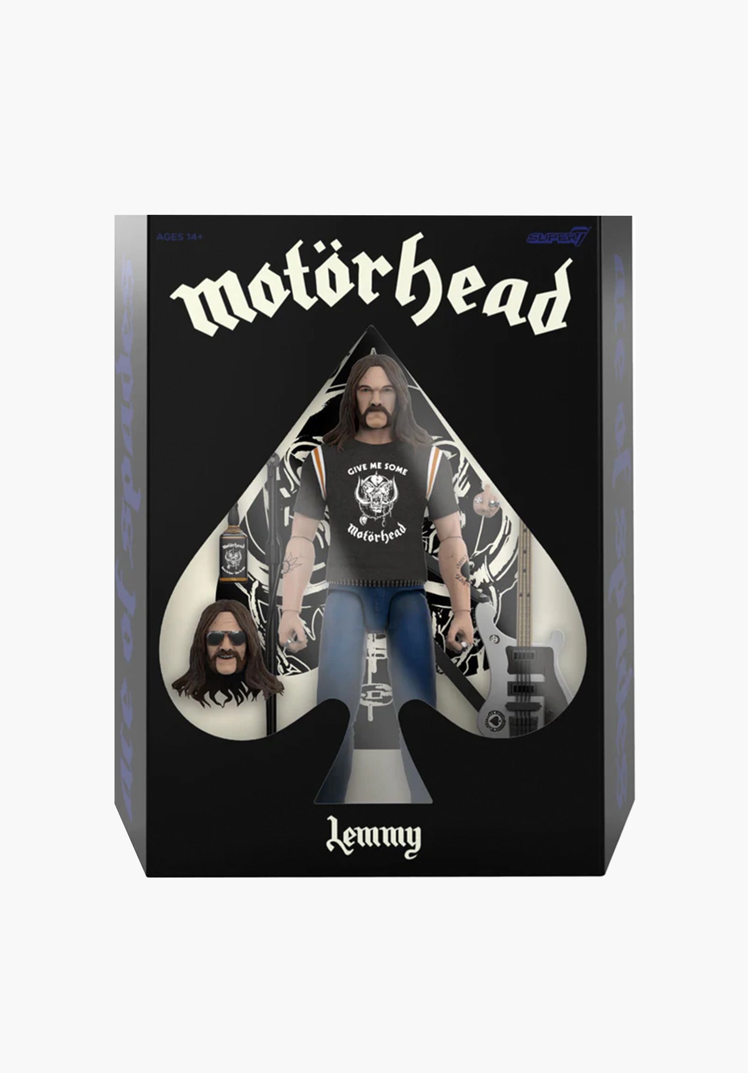 Motorhead ULTIMATES! Wave 02 - Lemmy (1981 Tour) Super7 Misc. in