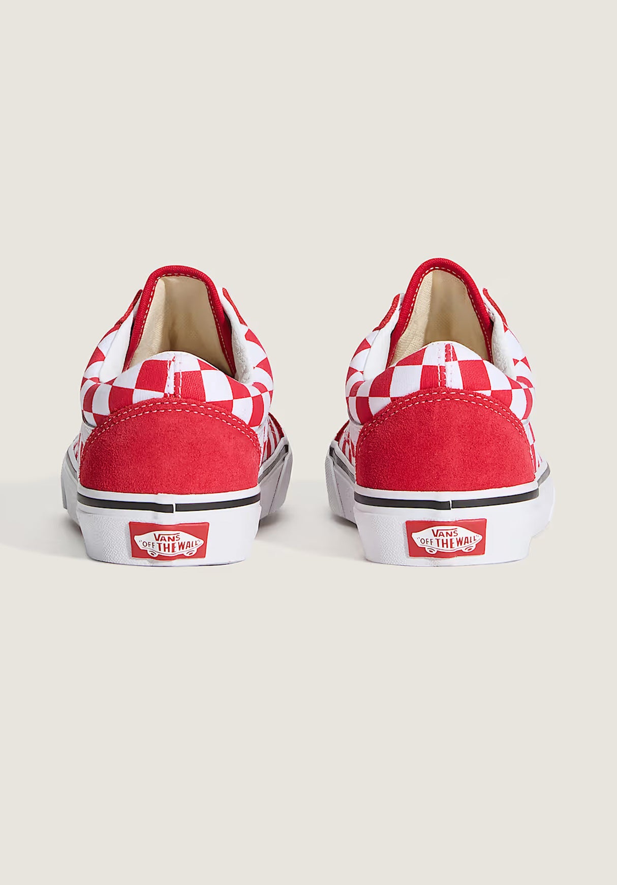 Old Skool colortheory-checkerboard-racingred Seitenansicht