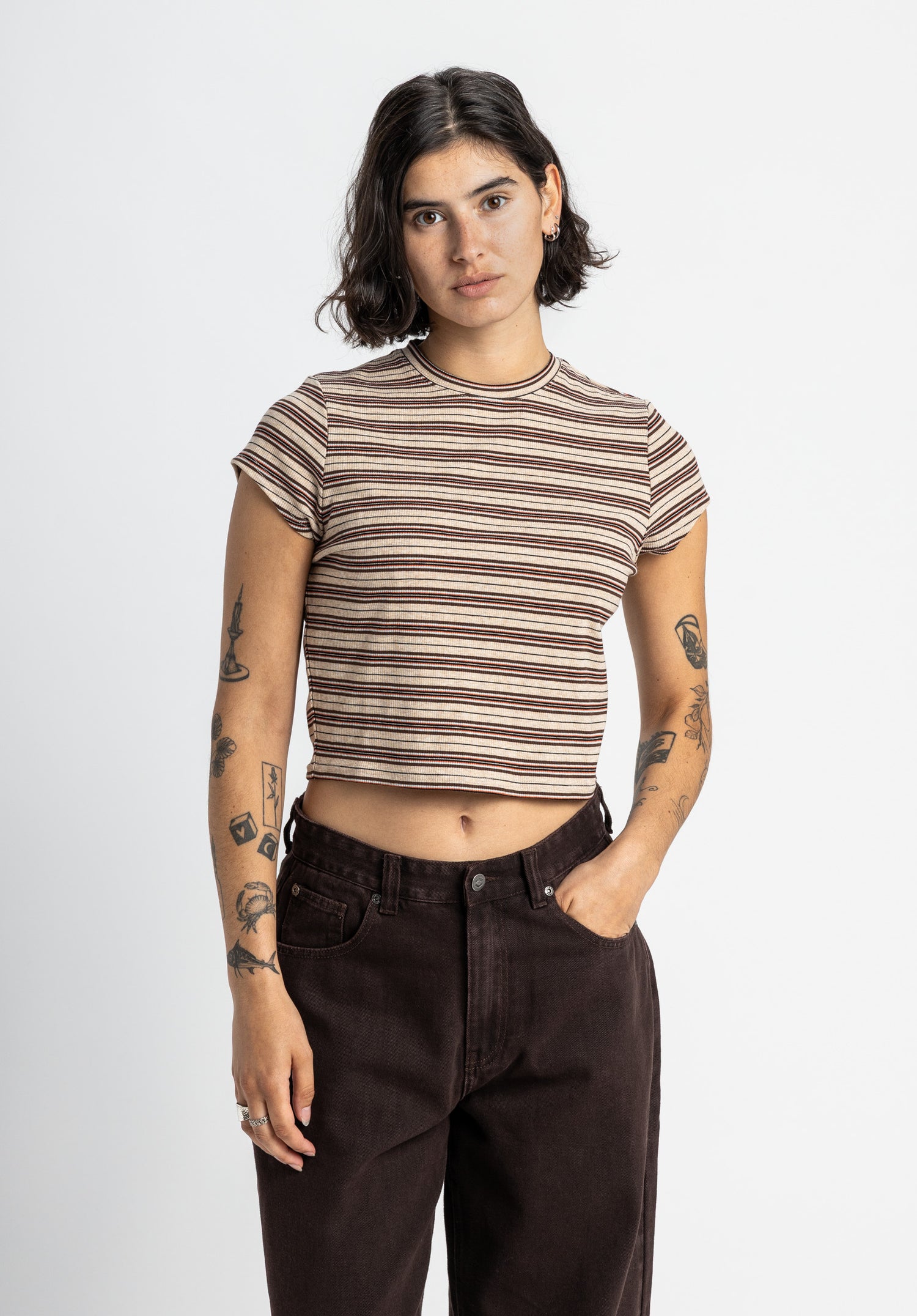 Simay cream-striped Vorderansicht Zoom Image