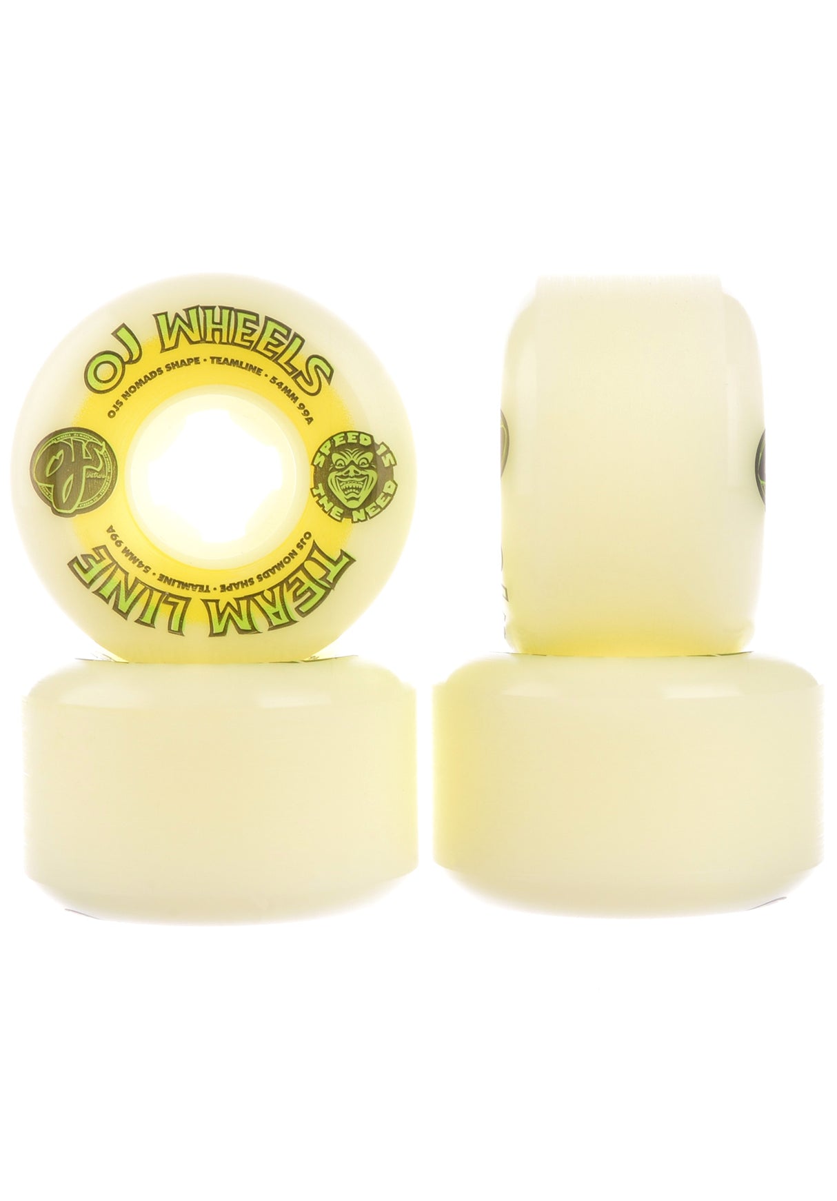 Team Line Original Hardline 99A white-yellow-green Rueckenansicht