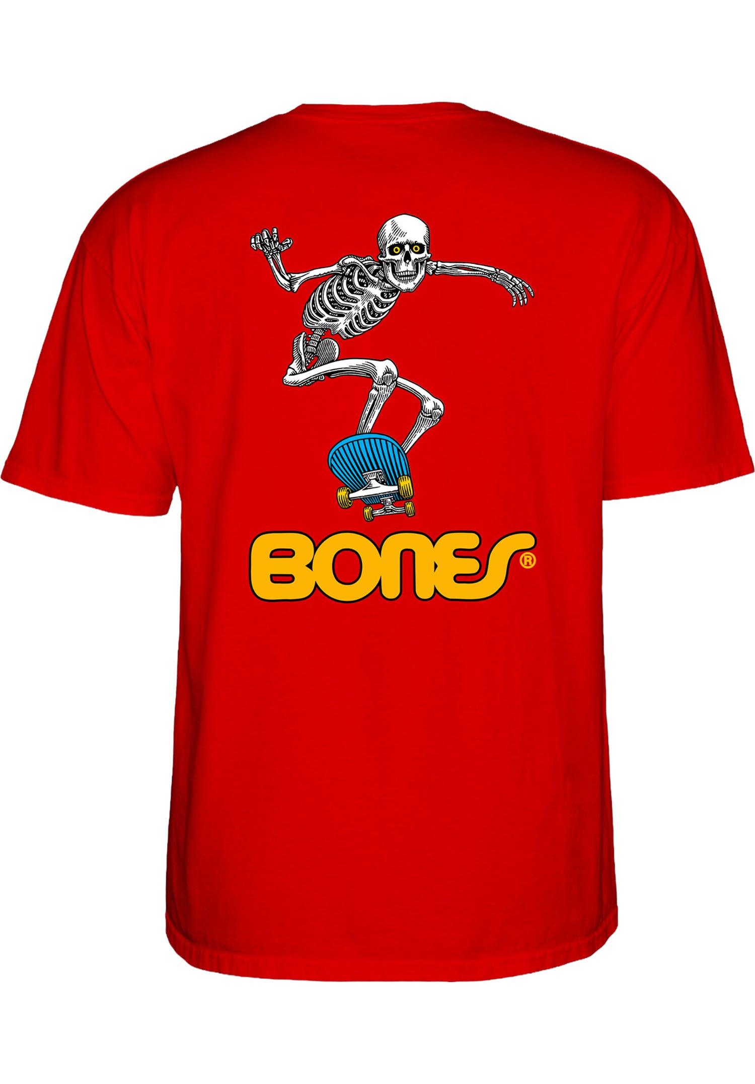 Skateboard Skeleton II red Rueckenansicht Zoom Image