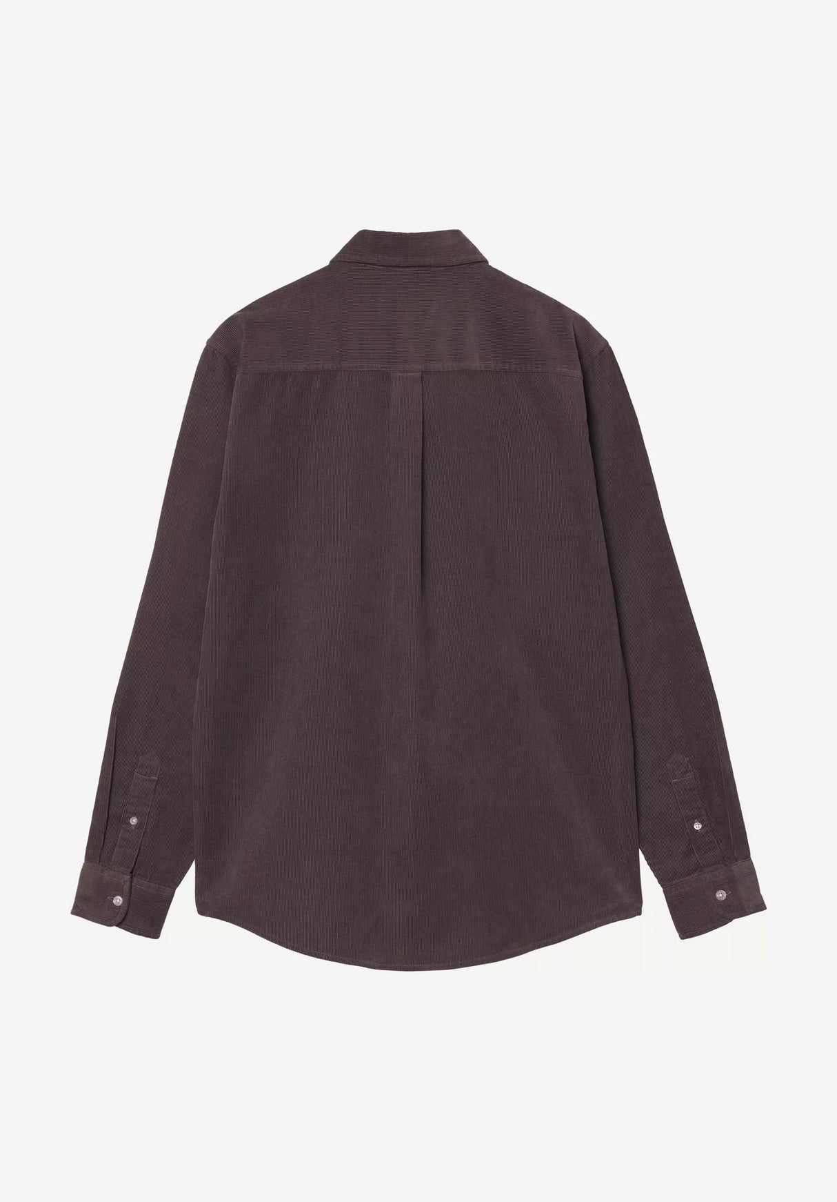 Madison Fine Cord Shirt shale-wax Rueckenansicht