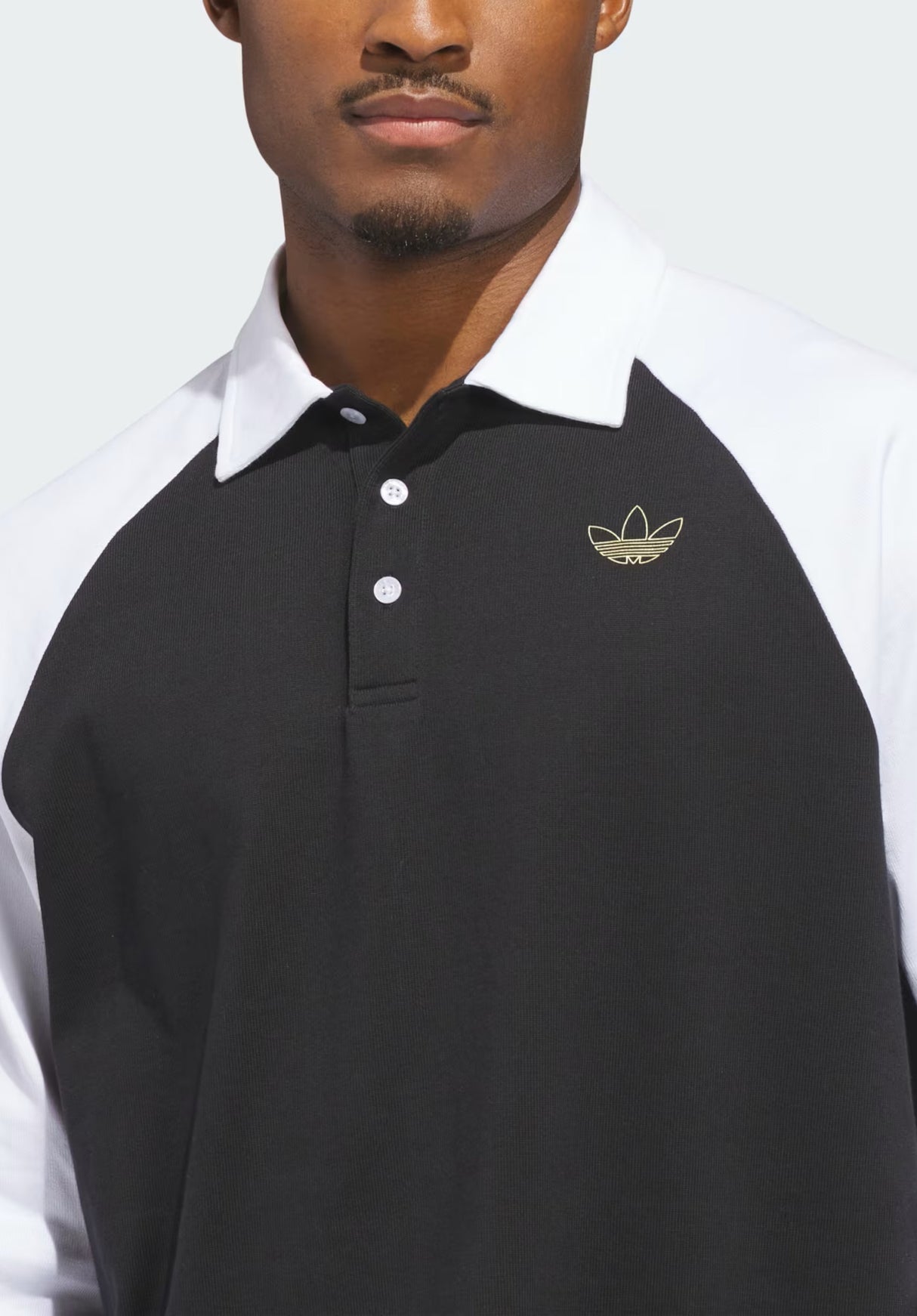 Tyshawn Rugby black-white Rueckenansicht