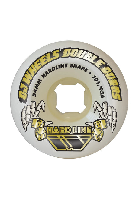 Double Duro Hardline 99A/95A white Vorderansicht