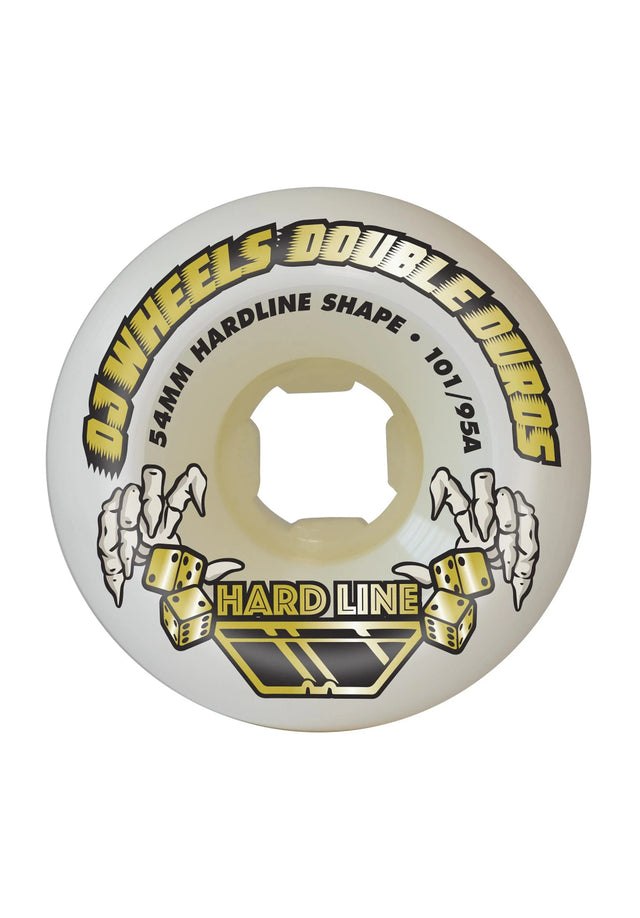 Double Duro Hardline 99A/95A white Vorderansicht