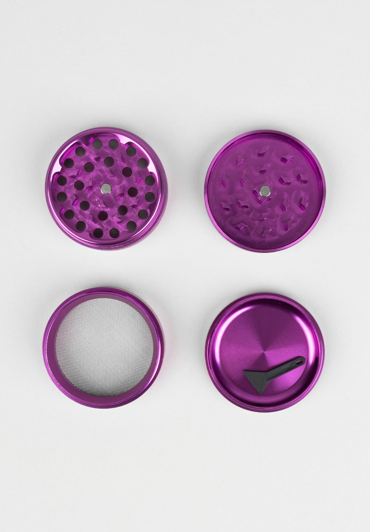 Hazy Days Metal 4 Parts Grinder purple Closeup2