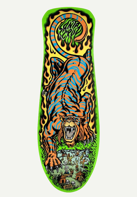 Salba Tiger Reissue matt-neon-green Vorderansicht