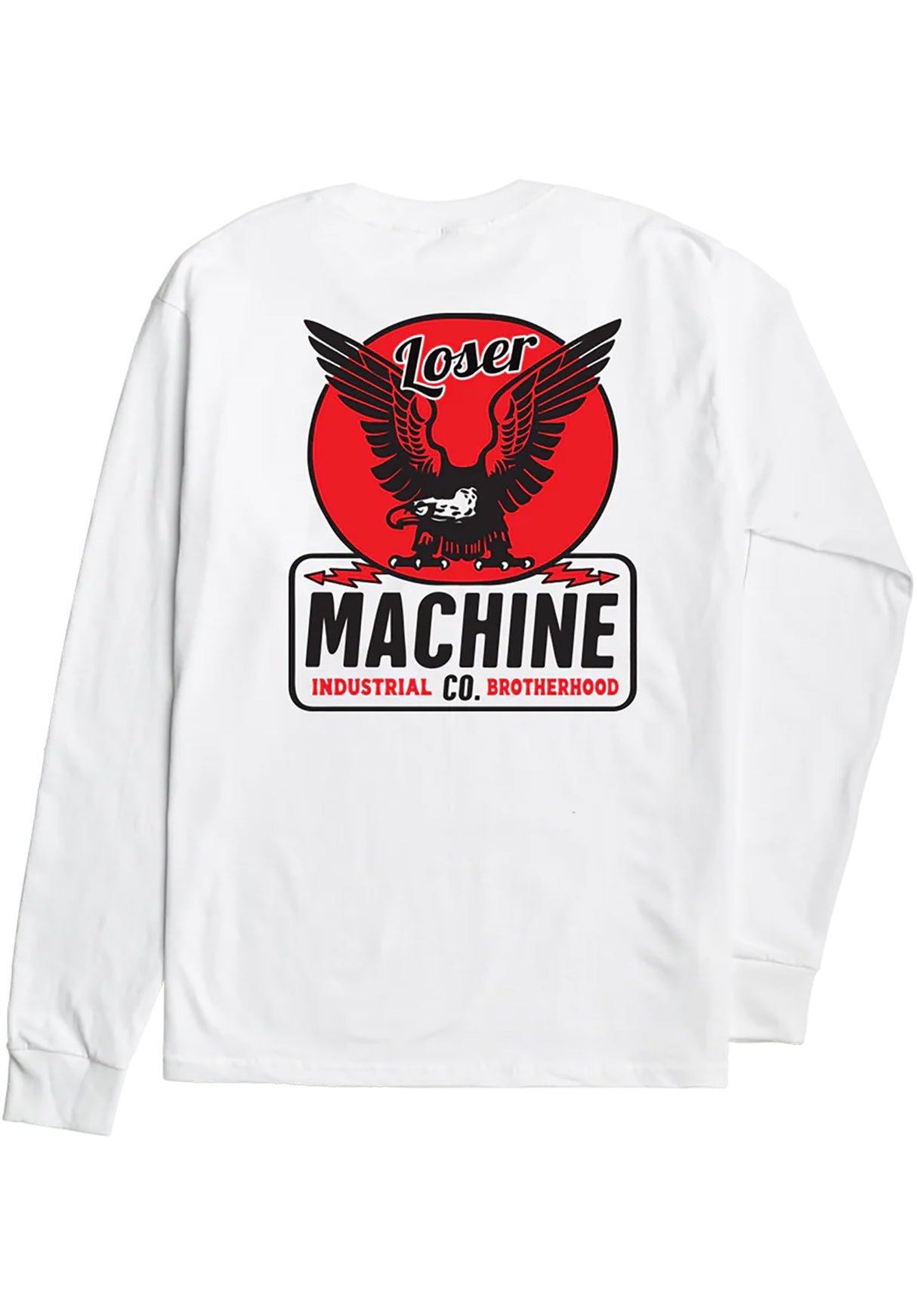 Powerband white Rueckenansicht