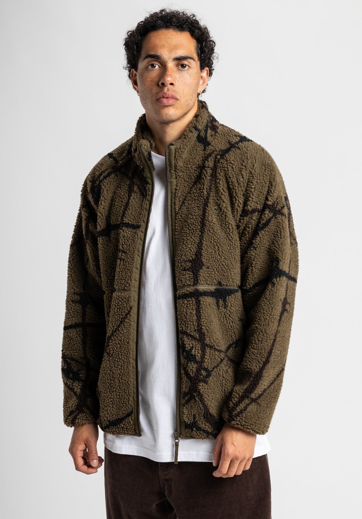 Jacob fence-darkolive Rueckenansicht