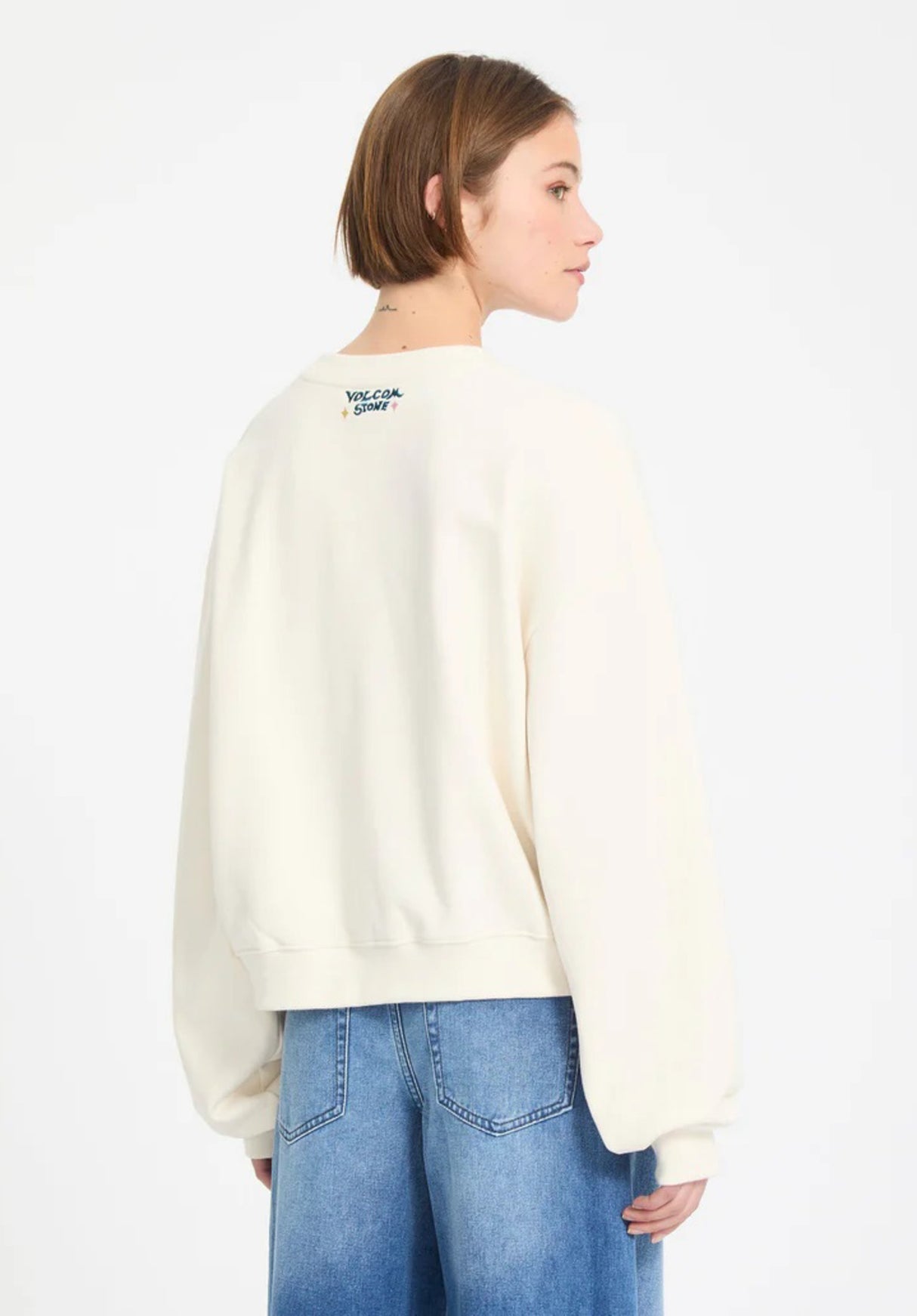 FA Bruno Lucas Crew offwhite Rueckenansicht