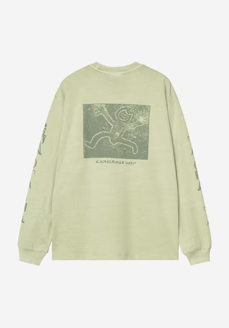 Terrestrial paleolive-dollargreenpigmentgarmentdyed Vorderansicht