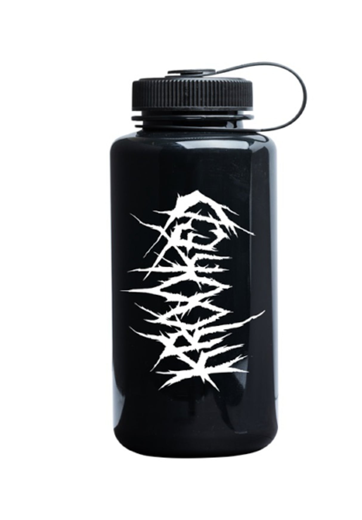 Water Bottle Necroshmoo opaqueblack Rueckenansicht
