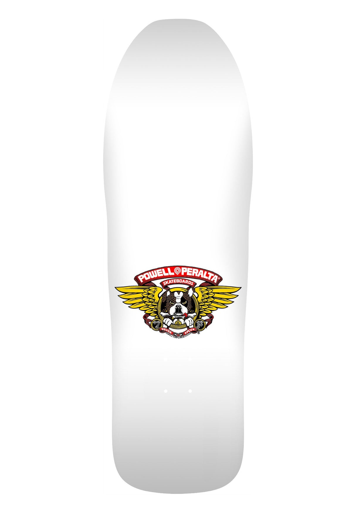 Frankie Hill Bulldog white/gold foil Rueckenansicht