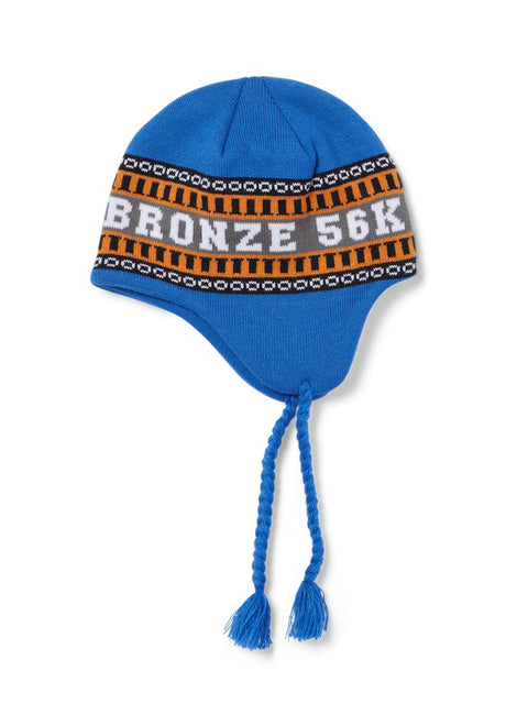 x Bronze Flap blue Vorderansicht