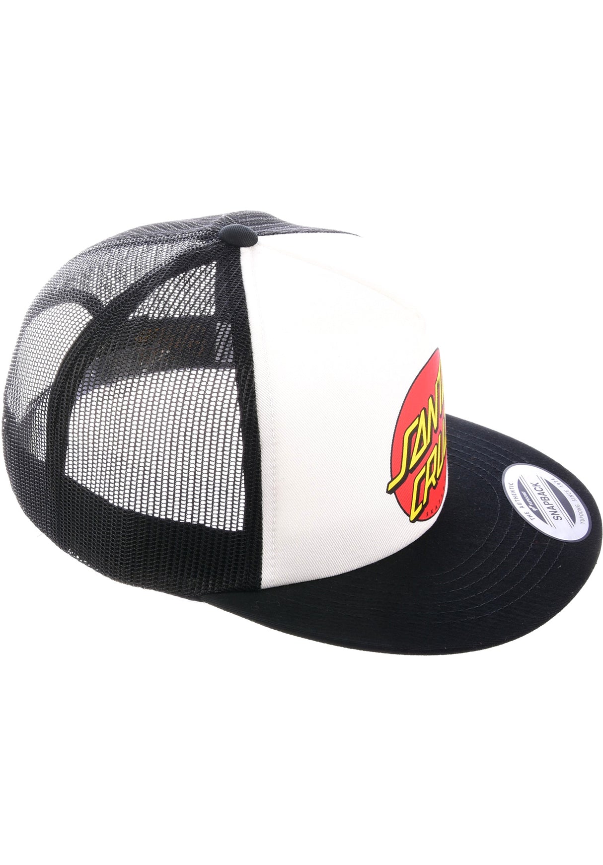 Classic Dot Mesh white-black Closeup2