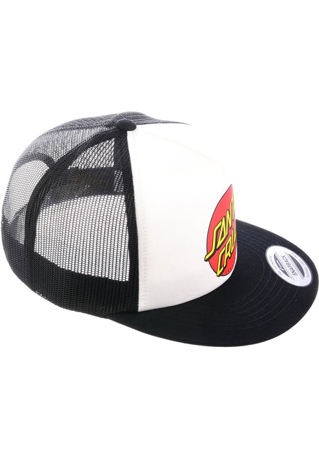 Classic Dot Mesh white-black Closeup2