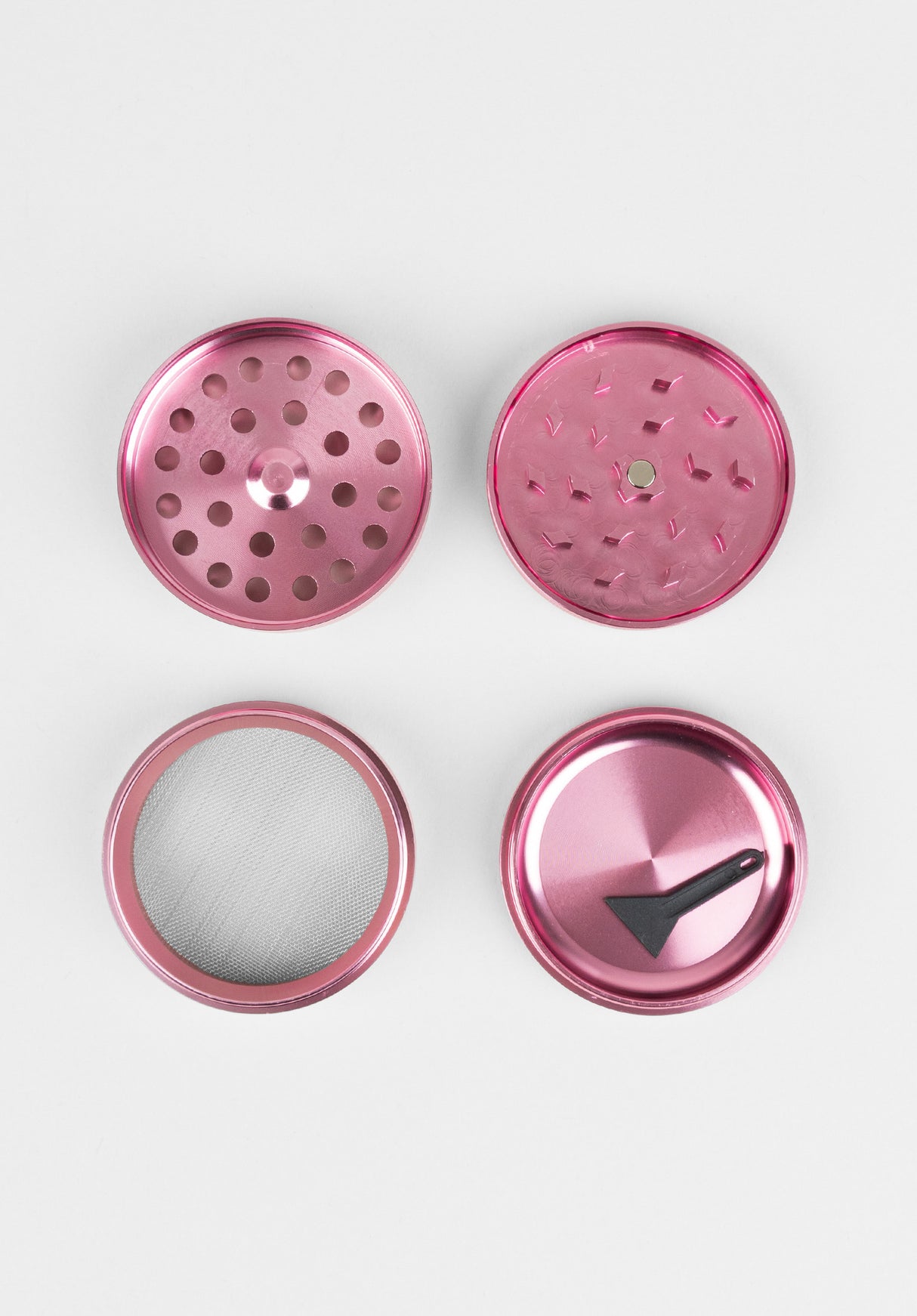 Hazy Days Metal 4 Parts Grinder pink Closeup2