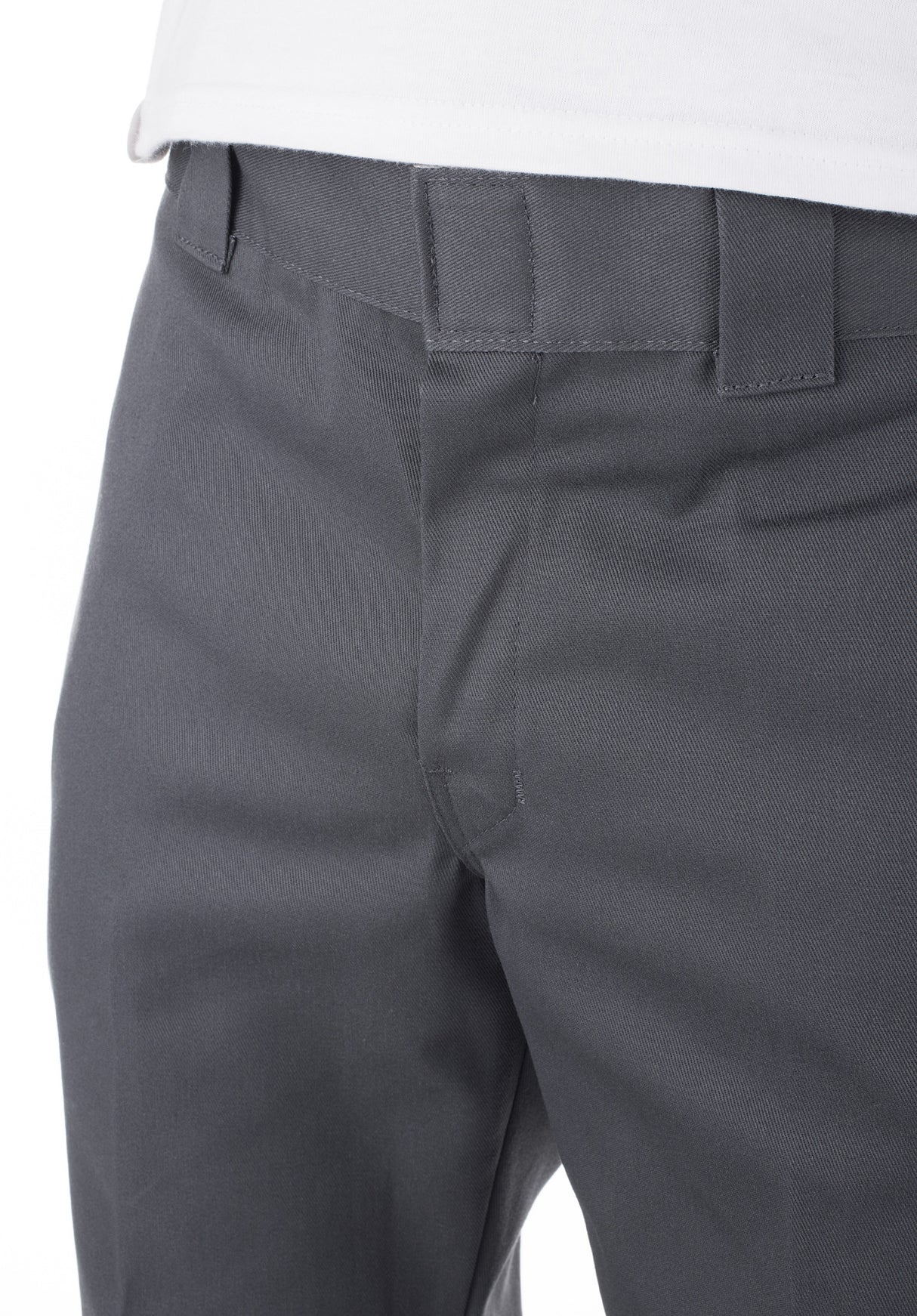 Slim Straight Dickies Work Pant WP873 charcoal Closeup1