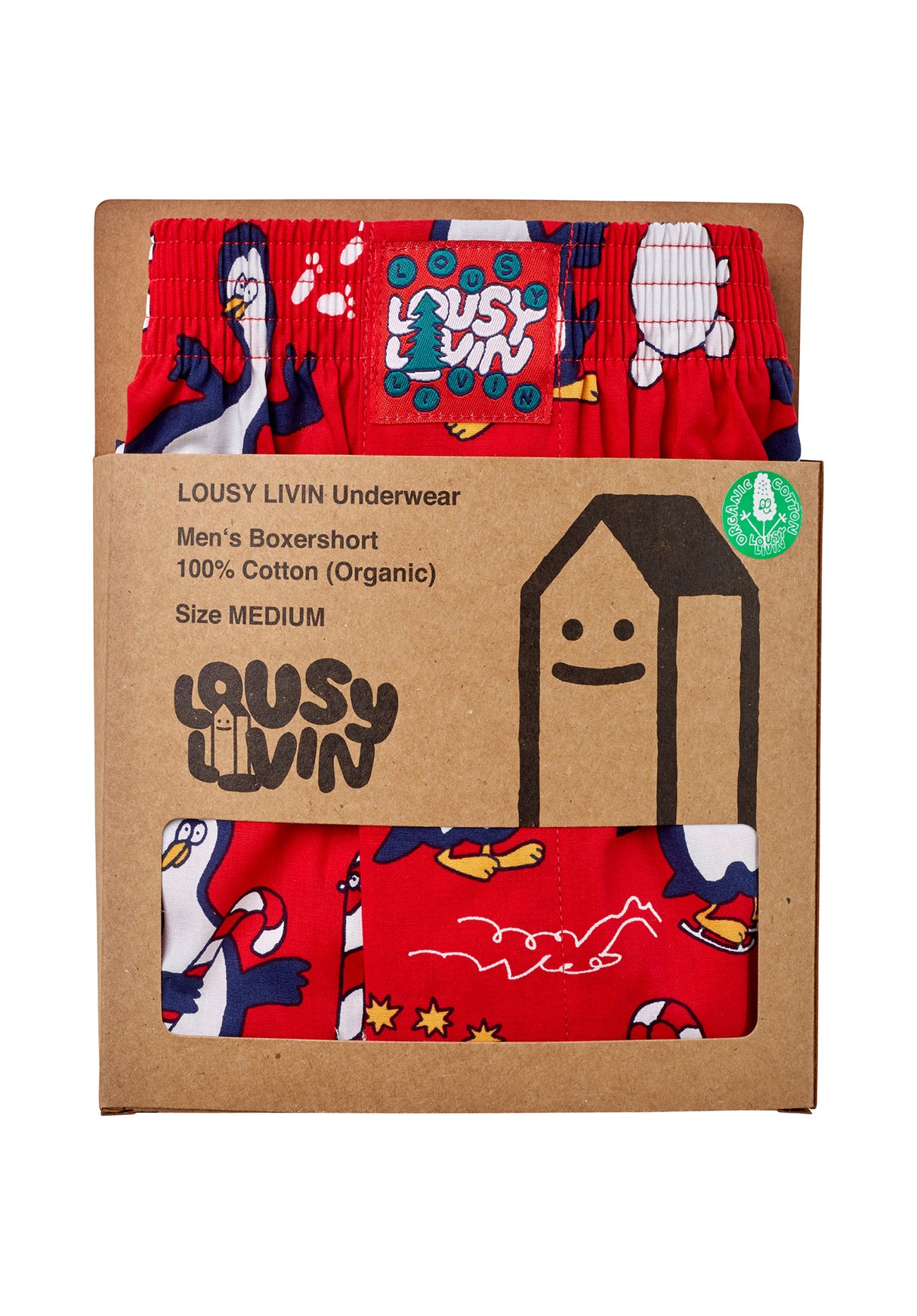 Pinguins red Closeup1