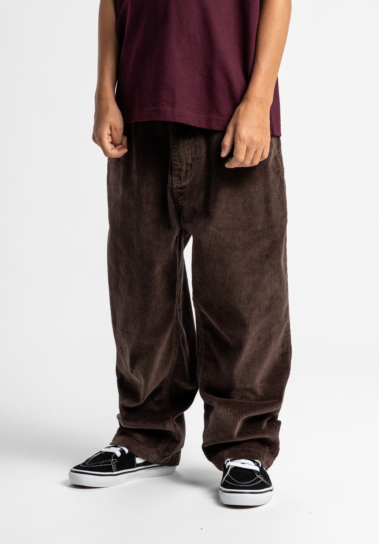 Ozzy Kids darkbrown-cord Rueckenansicht