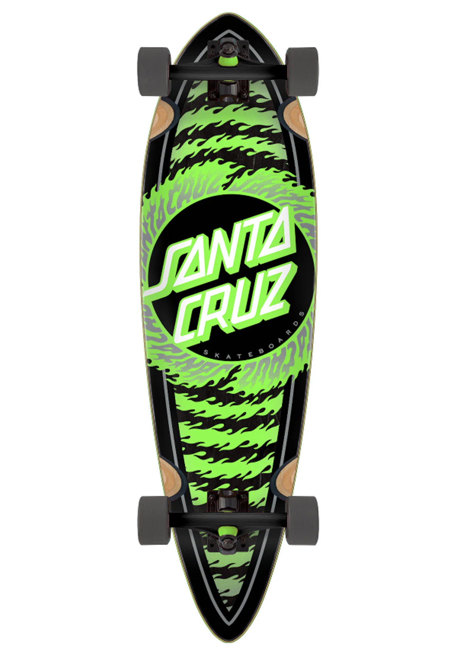 Flame Ringed Dot Pintail Cruiser black-green Vorderansicht Zoom Image
