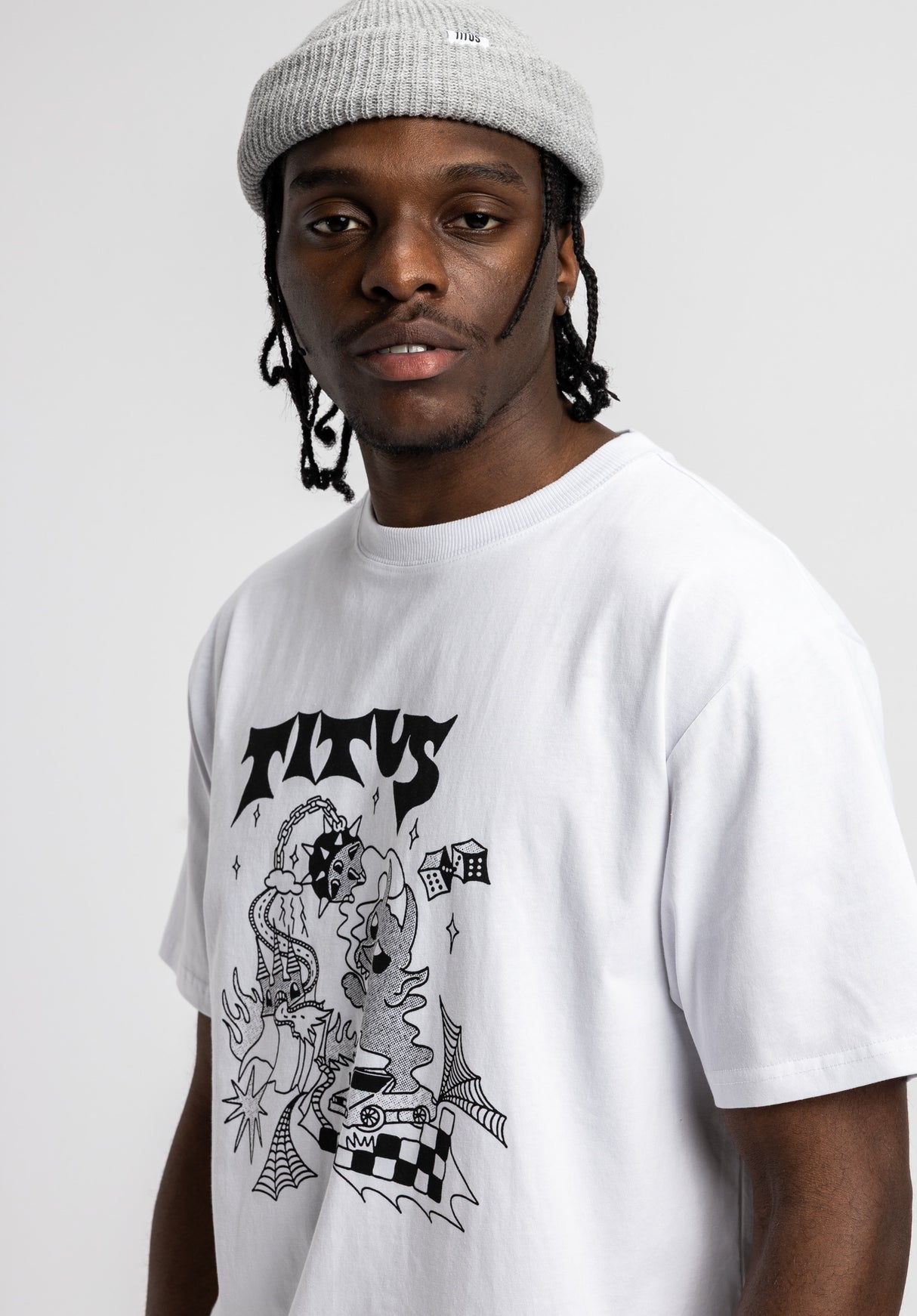 Devils World white Rueckenansicht