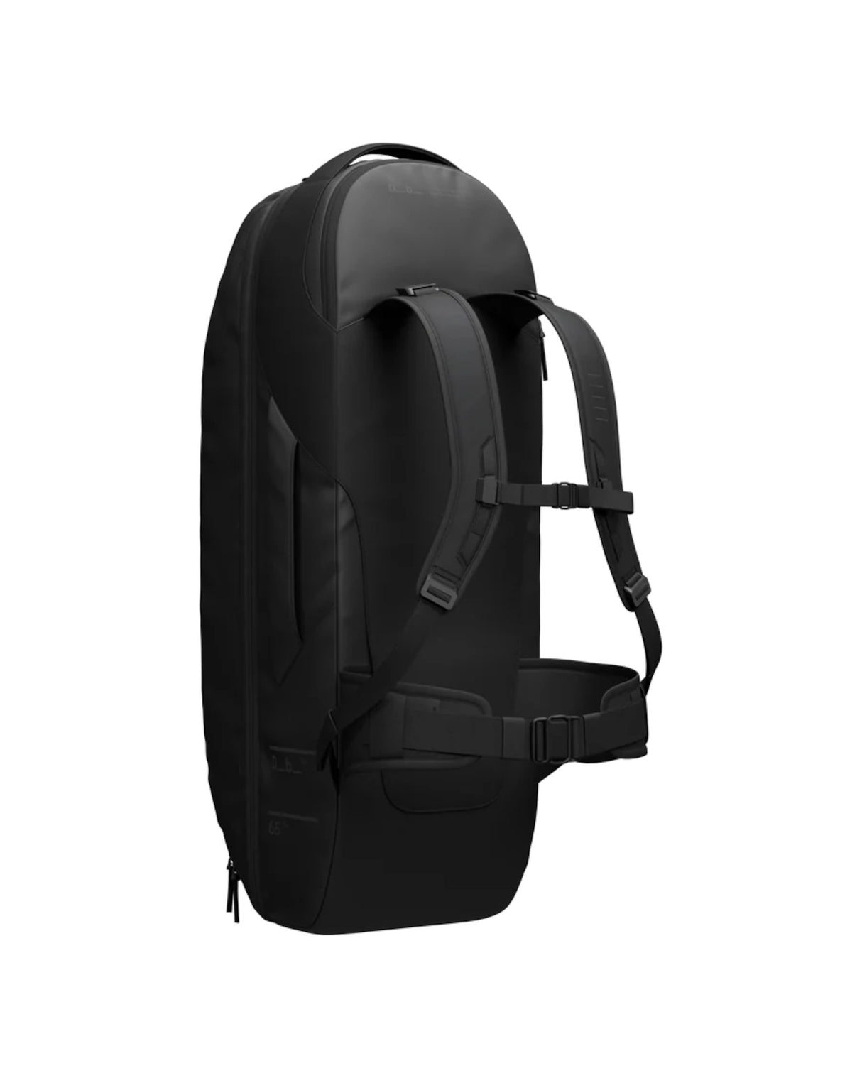 Skateboarding Pro Travel Pack 65L blackout Rueckenansicht