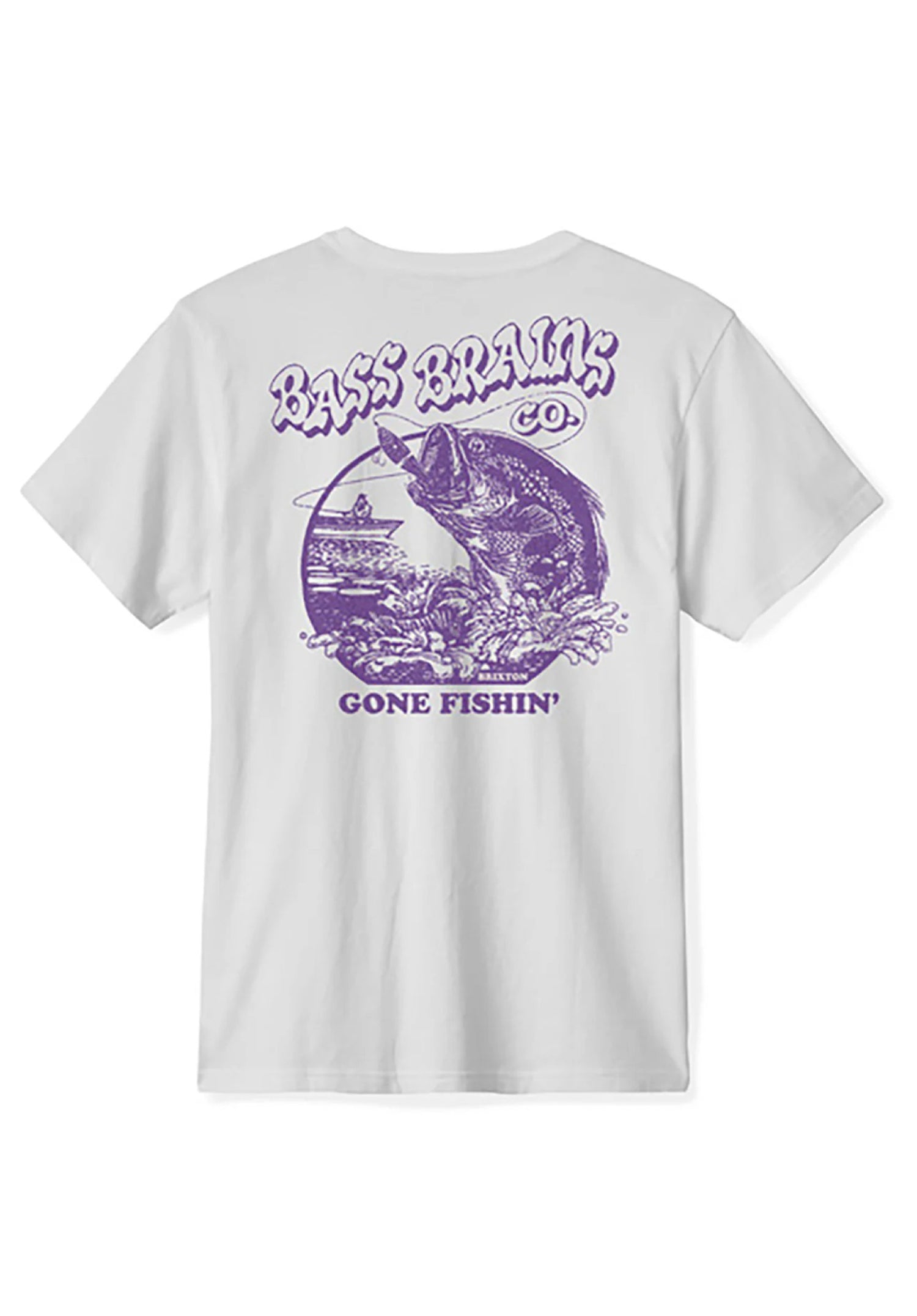 Bass Brains Gone Fishin sustainedgrey Vorderansicht Zoom Image
