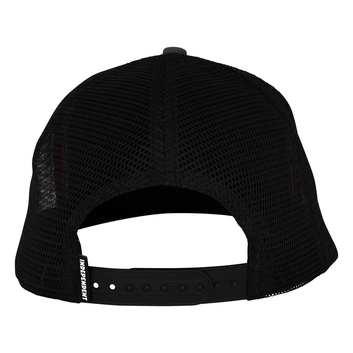 Span Mesh Trucker 5-Panel Structured charcoal-black Rueckenansicht