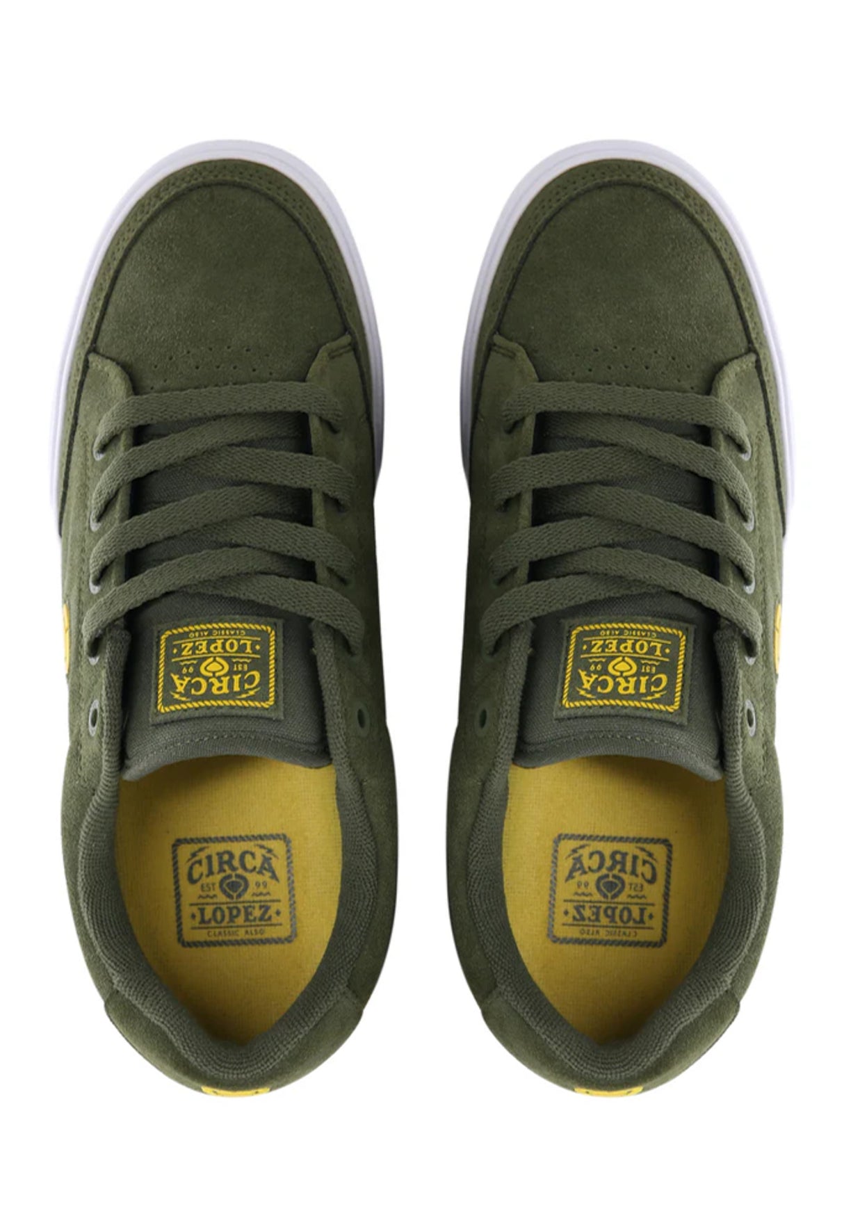 Lopez 50 Slim militarygreen-lemon Closeup2