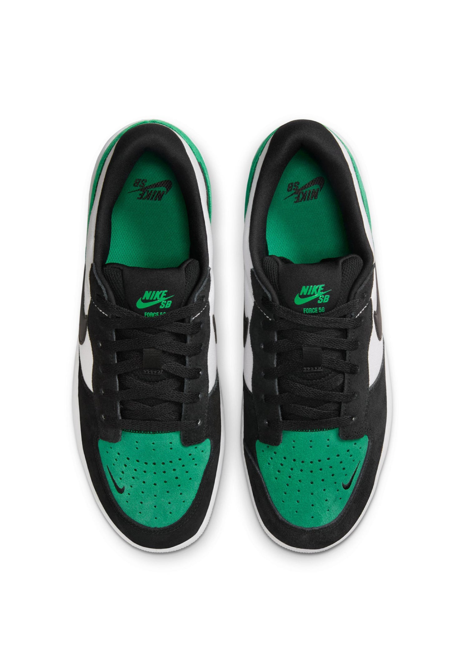 Force 58 white-black-stadiumgreen-white Closeup1 Zoom Image