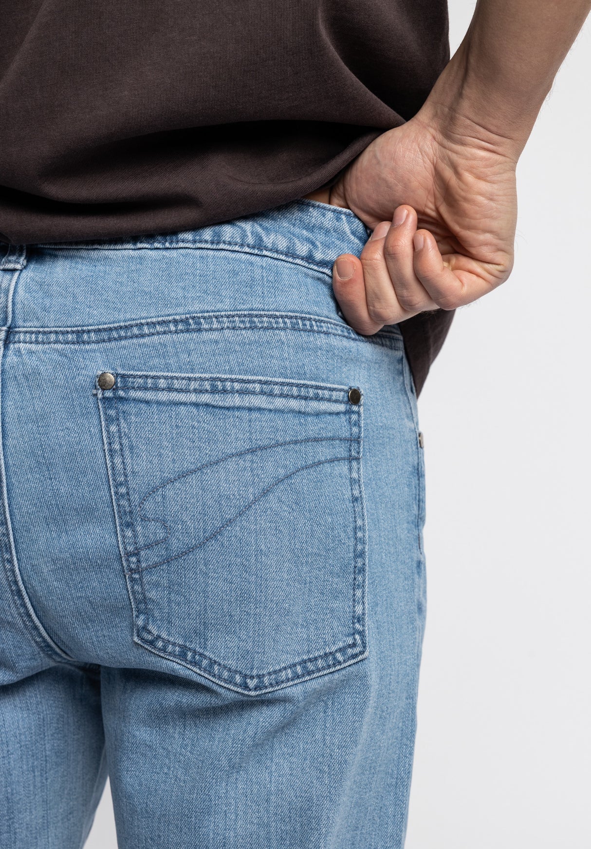 Carum lightbluedenim Oberansicht