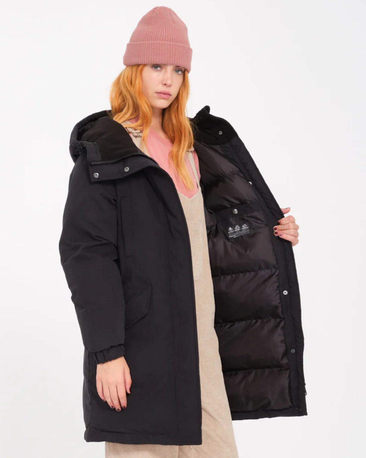 Sleepi Puff Up Parka black Closeup1