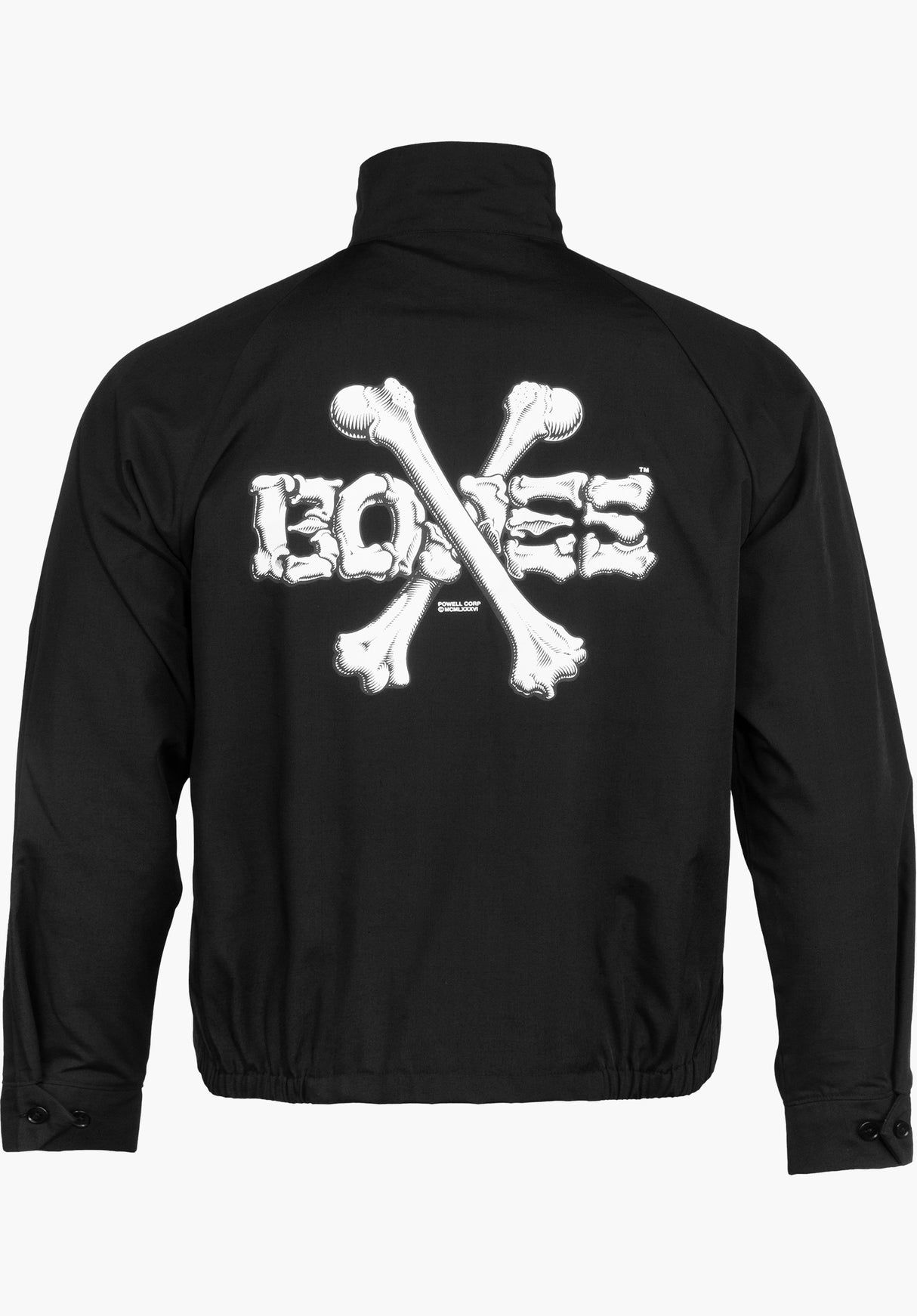 Cross Bones black Rueckenansicht