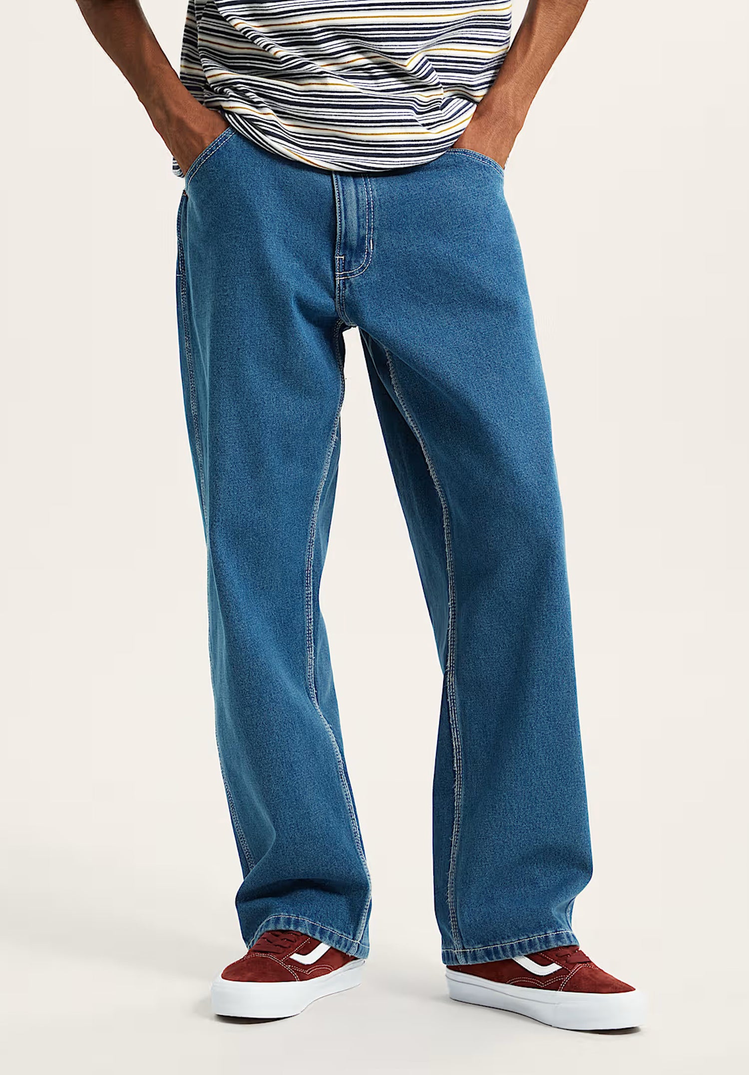 Skate Check-5 Skate Loose Denim vintageindigo Vorderansicht Zoom Image