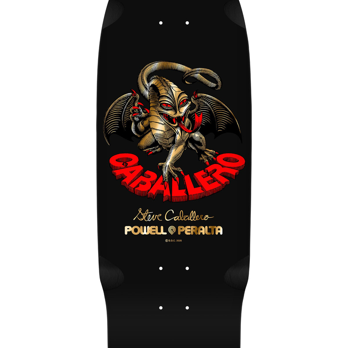 Steve Caballero Limited Edition Powell-Peralta Deck in black 